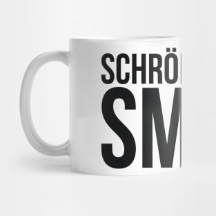 schrödinger's smile science humor Mug